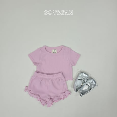 soybean/81. plan ) fresh fril updown set XS-XL