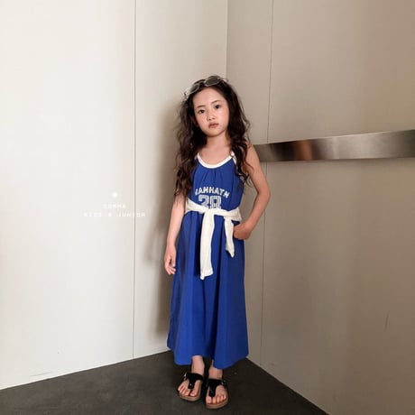 comma/220. two color long one-piece 110-130