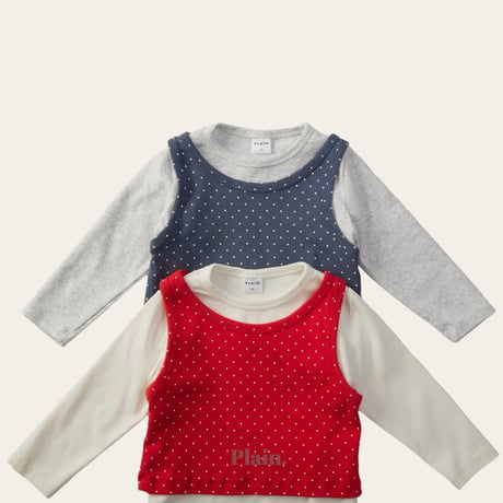 plain/34. dot rayerd sleeveless ) set XS-XL