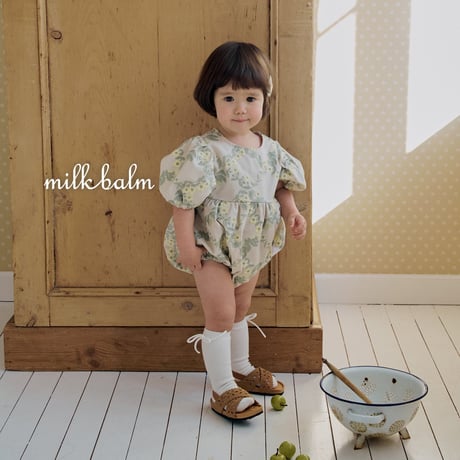 milkbalm/8. rosa embroidery suit XS(-6M)-M(12M-18M)