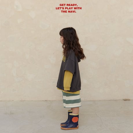 navi/9. square bermuda pants S-XL
