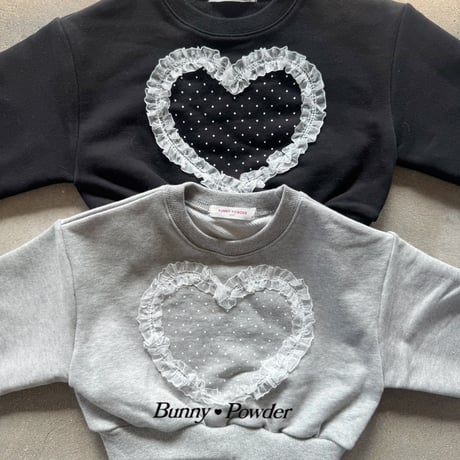 bunnypowder/54. heart man-to-man 2XL-4XL