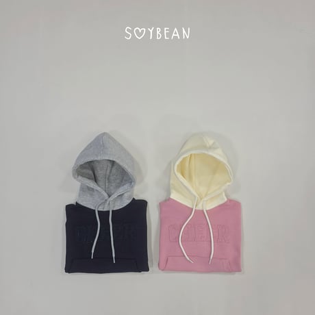 soybean/95. plan two color hood T-shirt XS-XL