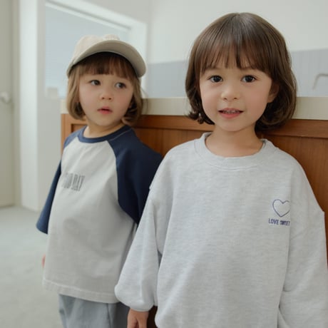 lalaland/20. sweet heart man-to-man XS-XL