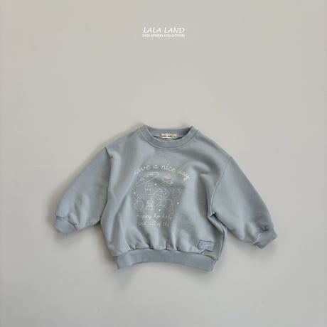 lalaland/19. bread man-to-man XS-XL