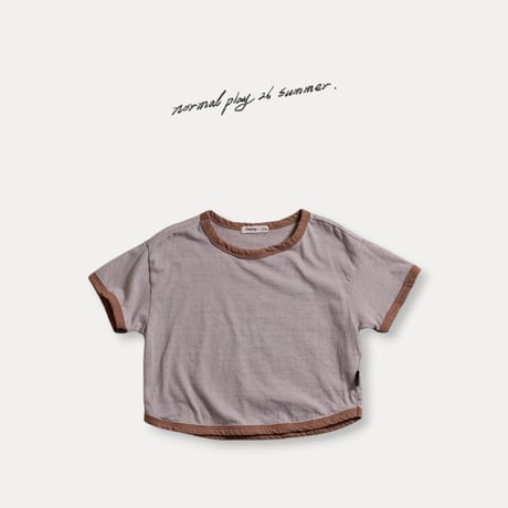 normalplay/30. zanzan half t T-shirt 12M-L