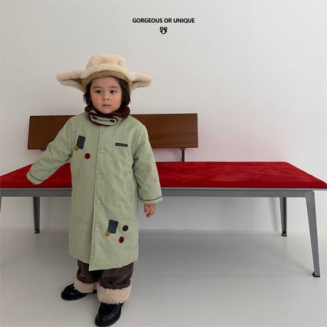 gou/114. osyare long coat JS(8-9Y)-JL(10-11Y)