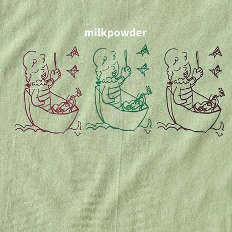 milkpowder/35. sea girl T-shirt 5-11