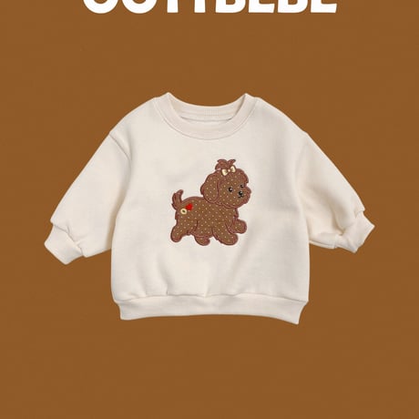 oottbebe/24. puffy man-to-man XS(0-1Y)-XL(4-5Y)