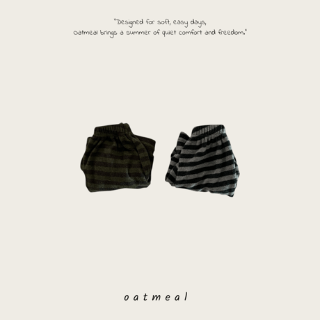 oatmeal/13. towel st half pants XS-XL