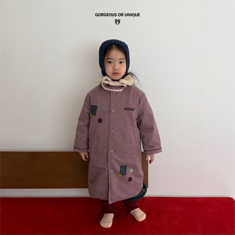 gou/113. osyare long coat XS(2-3Y)-XL(6-7Y)