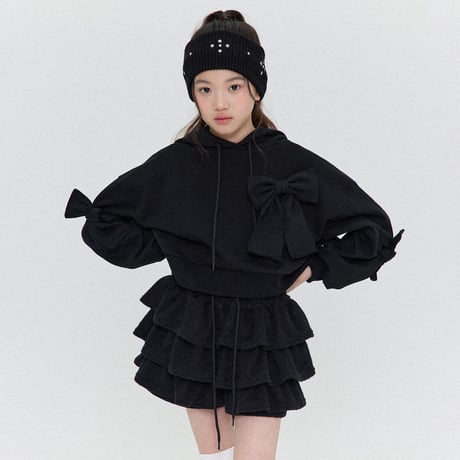 forkchips/24. loss ribbon hood T-shirt JS-JXL