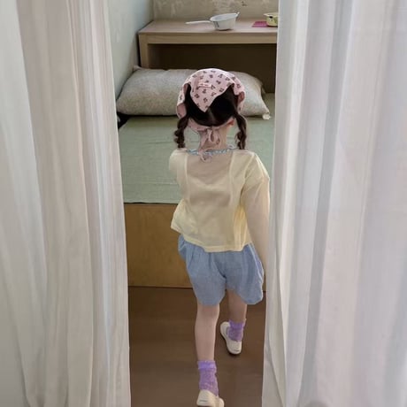 aiai/87. macaron two color cardigan 90-130
