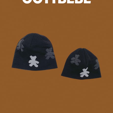 oottbebe/33. bear ( vintage beanie S(1-3Y)-M(4-6Y)