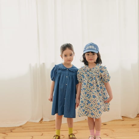 monatelier/7. french flower one-piece S-2XL