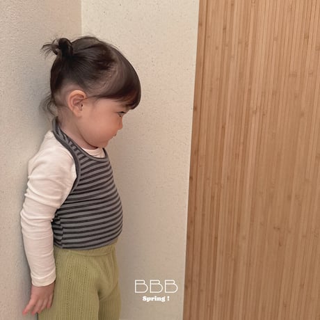 bellabambina/65. bebe rayerd T sleeveless 12M-S