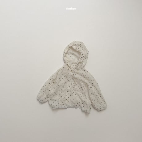 amigo/11. ripple hood shirt XS-XL