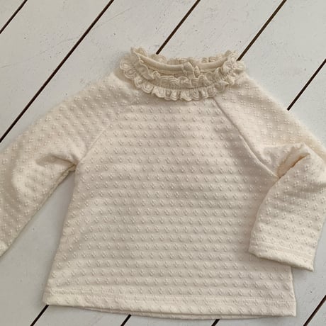 bebeholic/31. clover lace T-shirt S-L