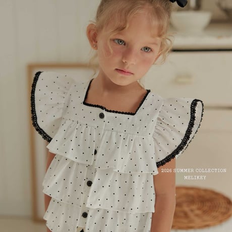 melikey/90. dot kangkang sleeveless blouse JS-JM