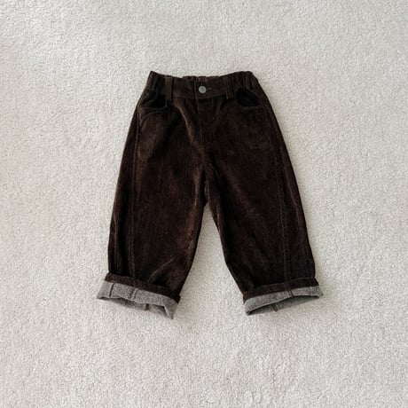 urbanrabbit/7. Brushed-back Denim Barrel Pants JS-JM