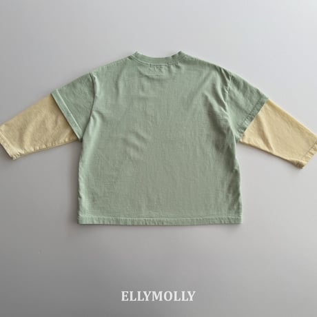 ellymolly/35. kaka two color T-shirt 5-11