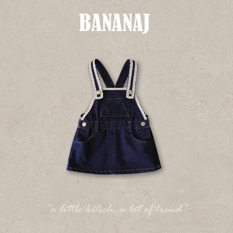 bananaj/9. lace overalls one-piece XS-JS