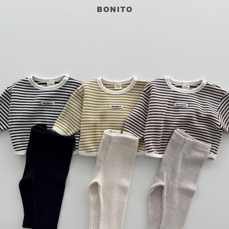 bonito/124. waffle set leggings 6M-18M