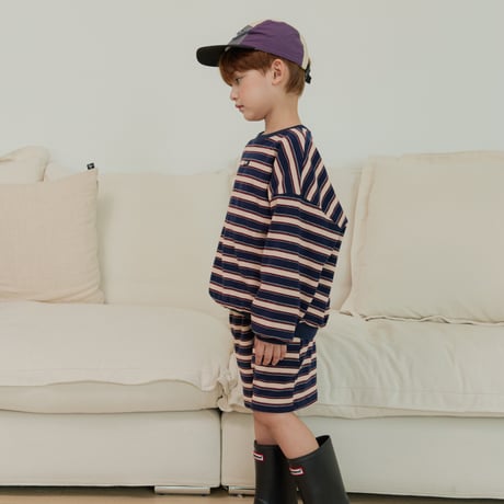 erinj/5. border half Pants set S-XL