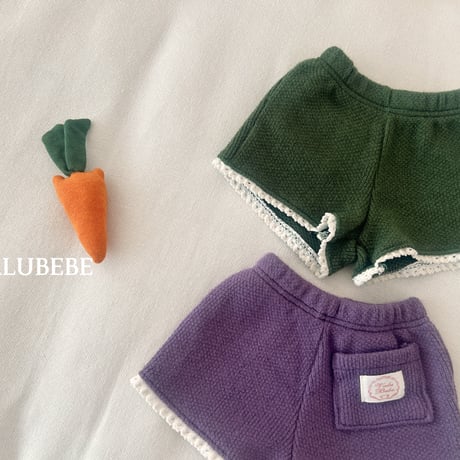 valubebe/5. lace shorts knit 6M-S