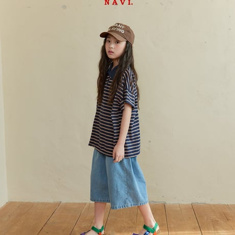 navi/8. kally denim - bermuda pants 2XL-JL