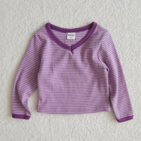 bailey/13. milky V neck T-shirt XS-XL