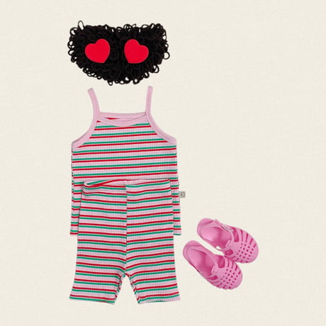 oottbebe/87. rainbow sleeveless set XS(1-2Y)-L(4-5Y)