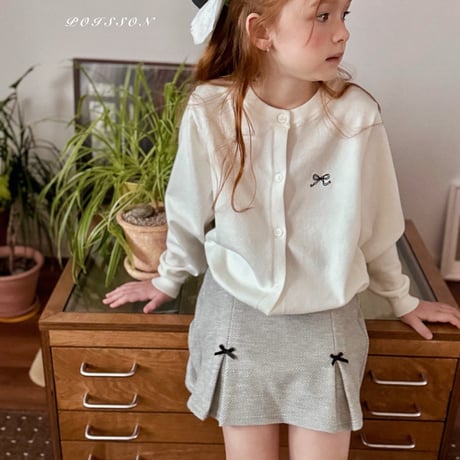 poisson/47. ribbon embroidery cardigan JS-JM