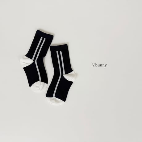 vbunny/13. line socks set M(130-150)-XL(180-210)