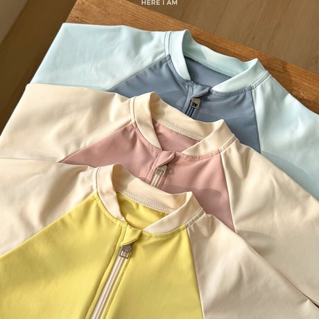 hereiam/27. bunny rash zipup set S-XL