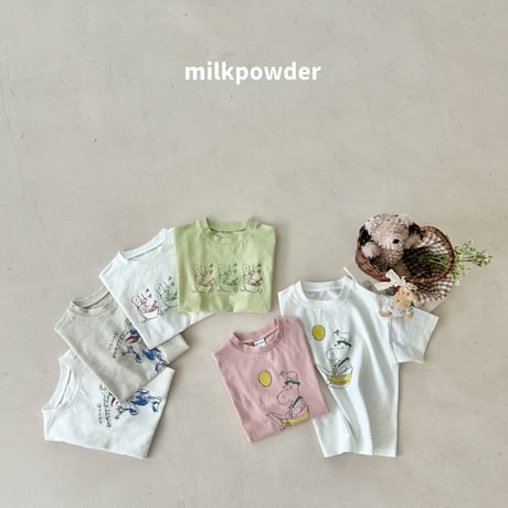 milkpowder/33. penguine T-shirt 5-11