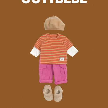 oottbebe/35. holly day cargo pants XS(0-1Y)-XL(4-5Y)