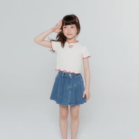forkchips/24. flip denim skirt JS-JXL