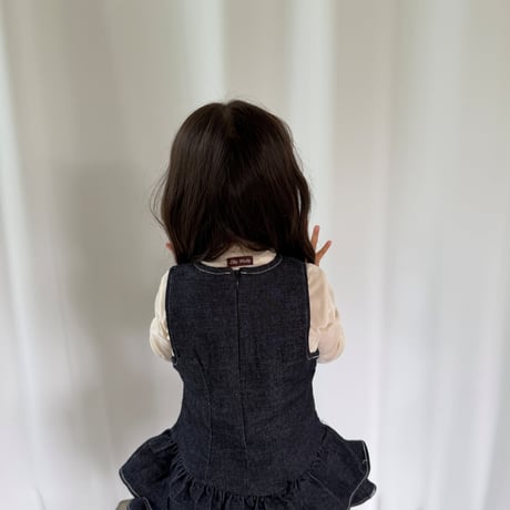 ellymolly/74. velvet mesh half pollar 13-15