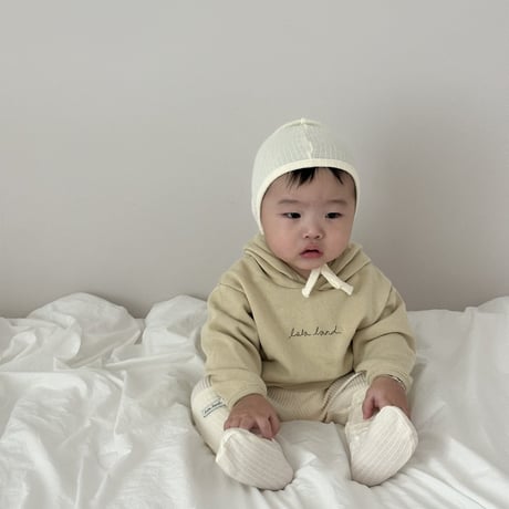 lalaland/59. bebe soft hood man-to-man 12M-18M