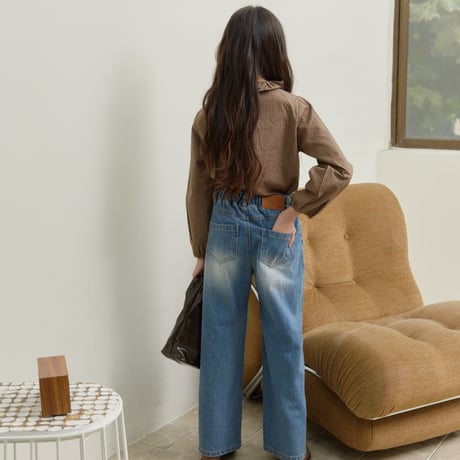 sm2/18. wide denim pants 9-17