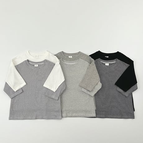 haroharo/6. 1+1) loose fit T-shirt 2XL-4XL