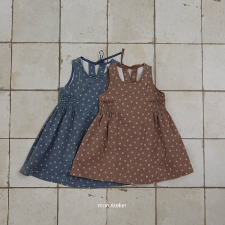 monatelier/11. flower one-piece S-2XL