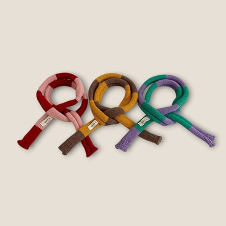 dudie/20. sausage muffler FREE(131CM_4CM)