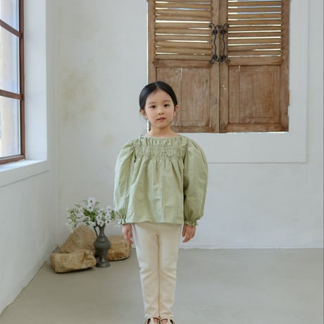 monatelier/23. shirring blouse S-2XL