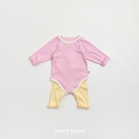 oottbebe/7. picnic ( modal golgi ) suit S(0-6M)-M(6-12M)