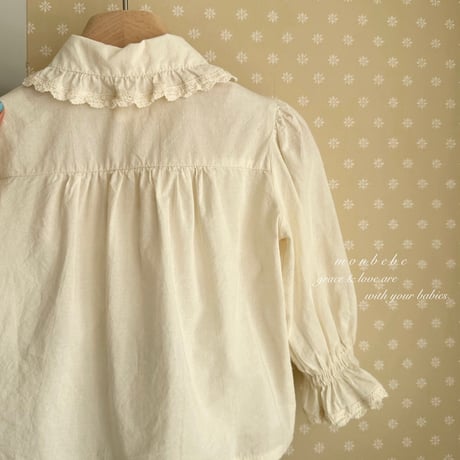 monbebe/5. pepe lace blouse S(1-2Y)-XL(7-8Y)