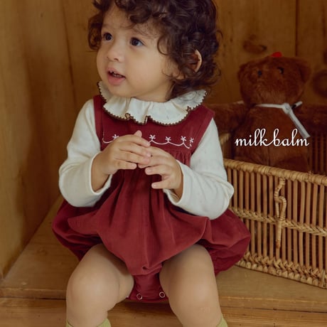 milkbalm/18. picot fril T-shirt XS-XL