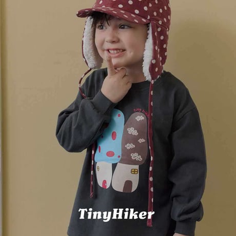 tinyhiker/2. mushroom T-shirt XS-XL
