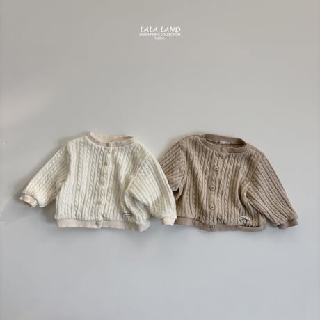 lalaland/72. bebe twist knit cardigan 12M-18M
